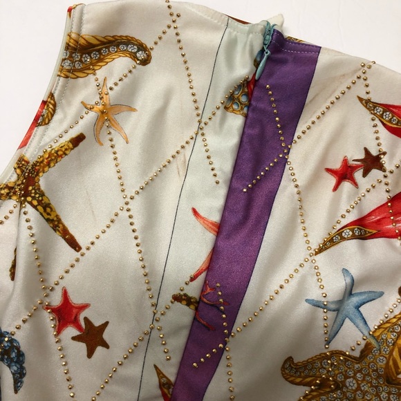 GIANNI VERSACE studded bodysuit Seashell size from S/S 1992 - Picture 11 of 16